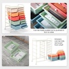 image:imageGiantex 10 Drawers Rolling Cart Classroom Organizers Storage Cart with Wheels for Teacher Office Home School Supplies Tool Craft Art Paper Green GradientMacaron Multicolor