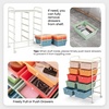 image:imageGiantex 10 Drawers Rolling Cart Classroom Organizers Storage Cart with Wheels for Teacher Office Home School Supplies Tool Craft Art Paper Green GradientMacaron Multicolor