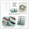 image:imageGiantex 10 Drawers Rolling Cart Classroom Organizers Storage Cart with Wheels for Teacher Office Home School Supplies Tool Craft Art Paper Green GradientGreen Gradient