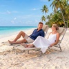 image:imageGIANTEX Tanning Chair with Face Hole Folding Beach Lounge Chair w 5Position Adjustable Backrest Storage Pocket Removable Cushion Outdoor Sunbathing Chair for Pool Camping 1OrangeSand